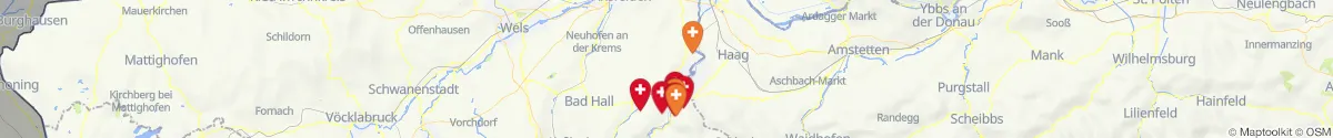 Map view for Pharmacies emergency services nearby Wolfern (Steyr  (Land), Oberösterreich)